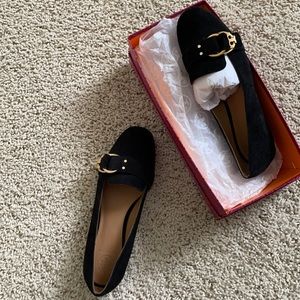 Tory Burch new in box Marsden Smoking shoes